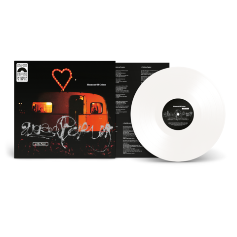 Weißes Papier by Element Of Crime - Limited White Vinyl LP - shop now at Element of Crime store