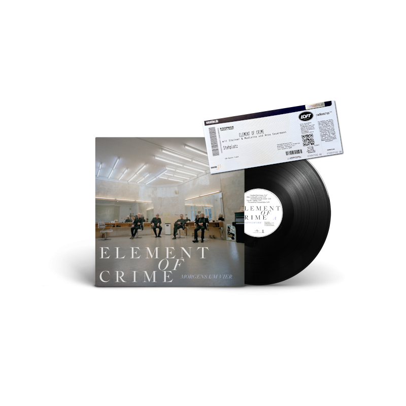 Element Of Crime Morgens um vier 1LP schwarz 180g + 1 Ticket 272253